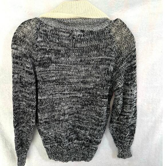 Vintage Ginenne Angora Lambswool Sweater Cowl neck Turtleneck Size Medium - Picture 5 of 5